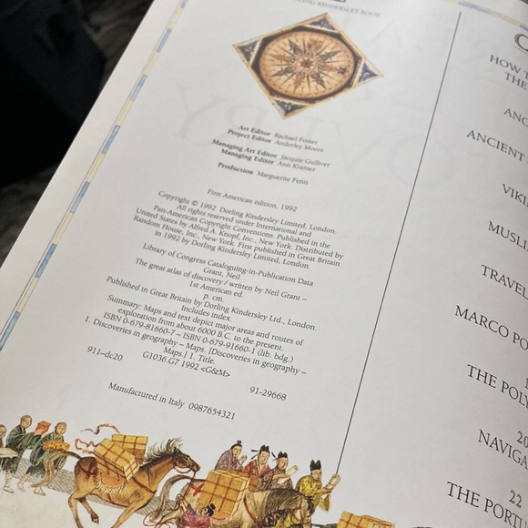 The great Atlas of discovery First American edition copyright 1992 - Picture 7 of 9